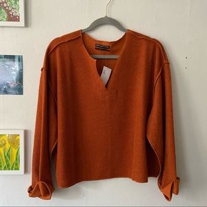 UO orange sweater